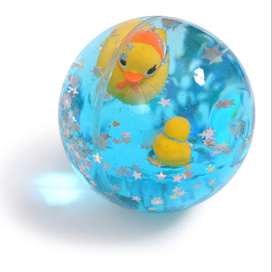 Balle rebondissante "Les Petites Merveilles" MR ours/canard/baleine