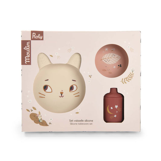 Set vaisselle silicone "Après la pluie" MR