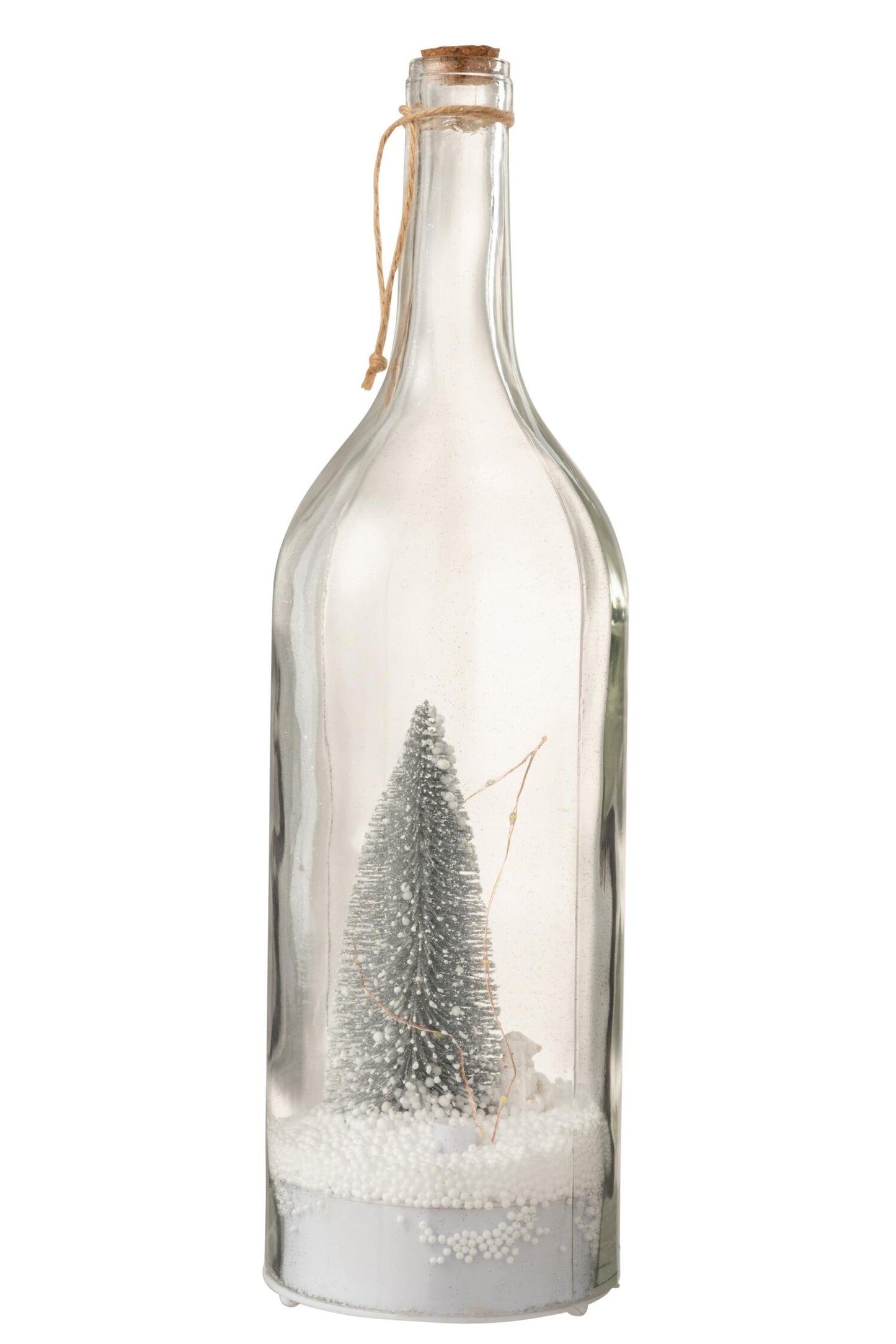 Bouteille déco noël avec led JLINE