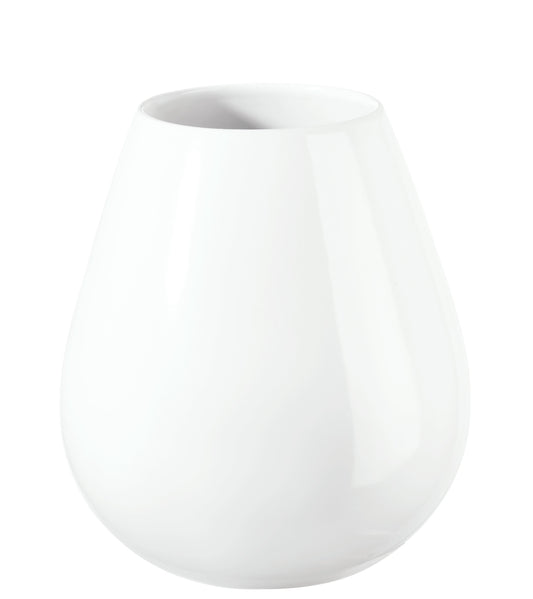 Vase blanc rond H18 Diam9 ease ASA
