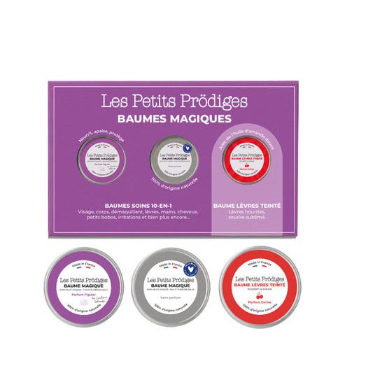 Baume magique x2 + baume lèvre LES PETITS PRODIGES