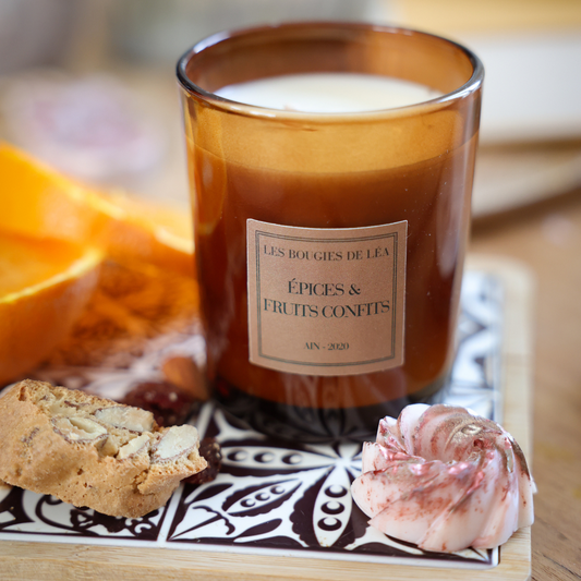 EPICES & FRUITS CONFITS Bougie éphémère LBL