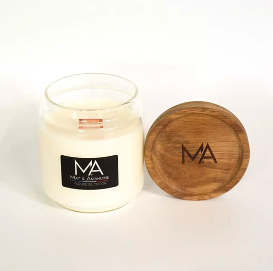 FLEURS DE COTON Bougie MM M&A