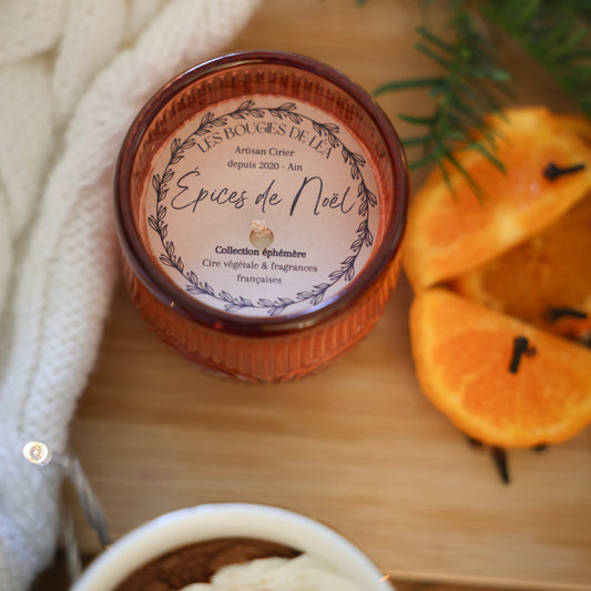 EPICES DE NOËL Bougie éphémère LBL