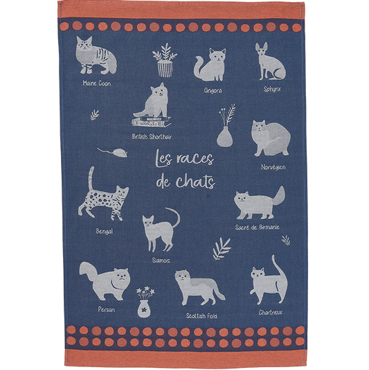 Torchon 50*75 Chats COUCKE