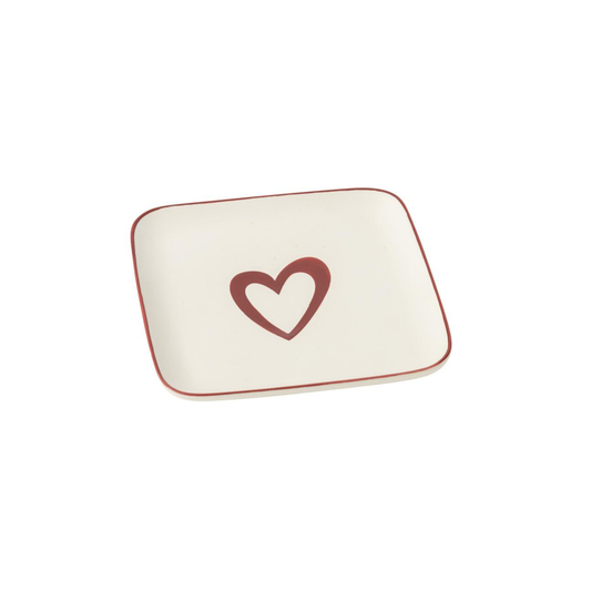 Assiette cœur JLINE