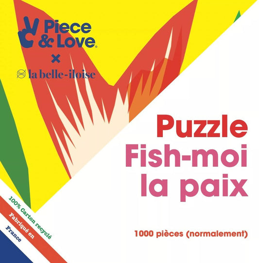 Puzzle Fish moi la paix 1000 pièces PIECE & LOVE