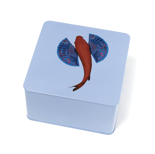 boite carrée métal Fish Koï GANGZAÏ