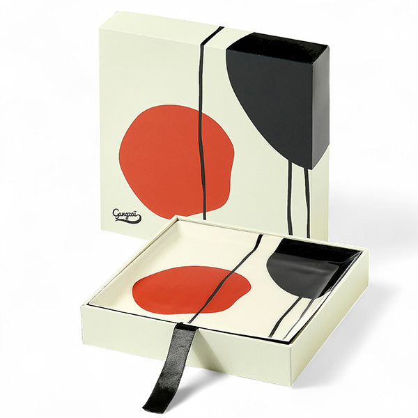 vide-poche zen rouge/noir GANGZAÏ