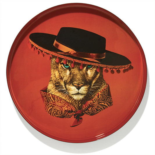 plateau rond métal Bandino GANGZAÏ