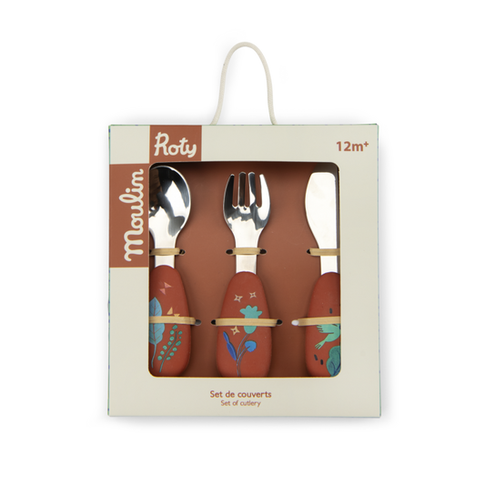 Set couverts silicone "la forêt de Mawa" MR
