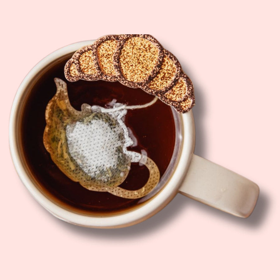 5 sachets thé forme théière