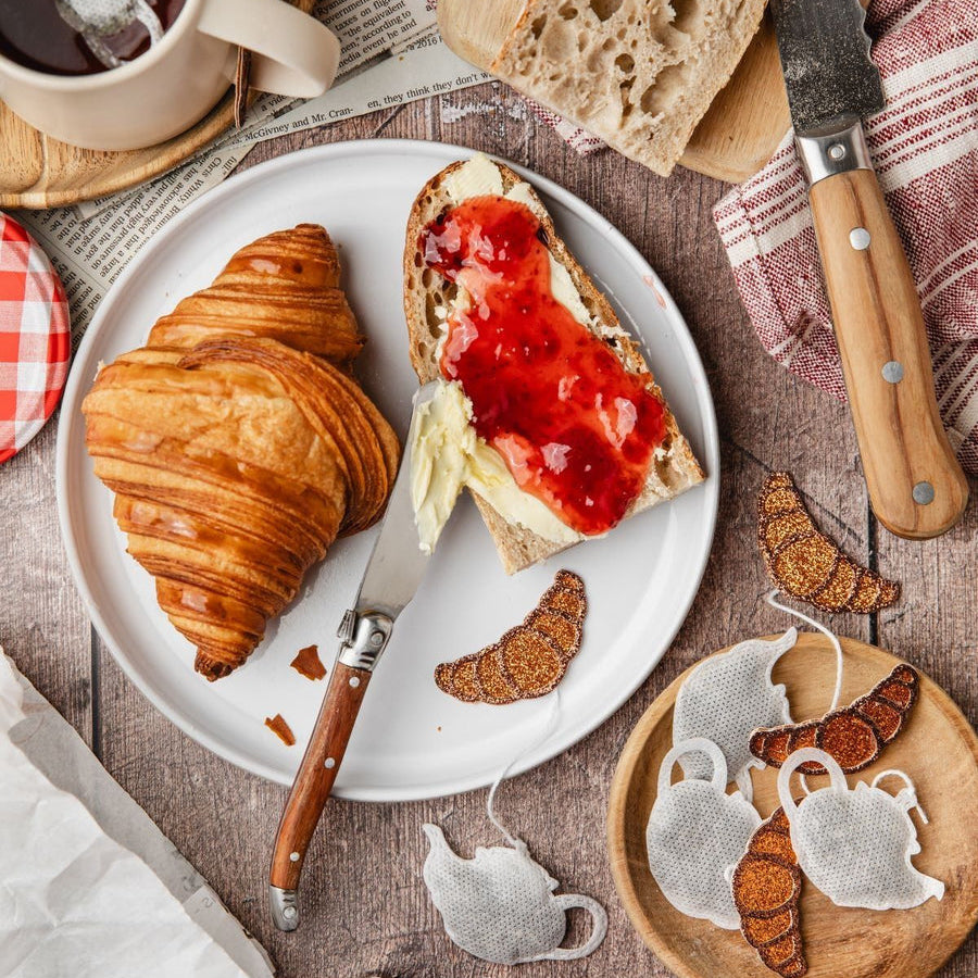 5 sachets thé forme théière