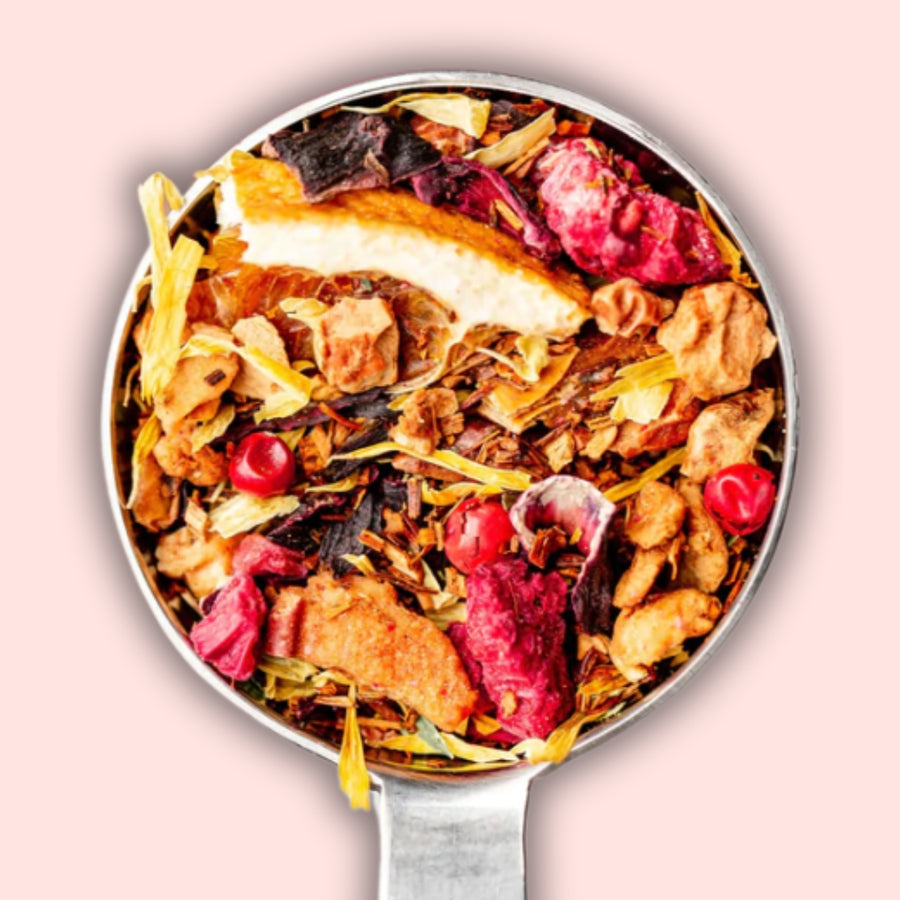 Thé vrac 100g rooibos orange sanguine TEA HERITAGE