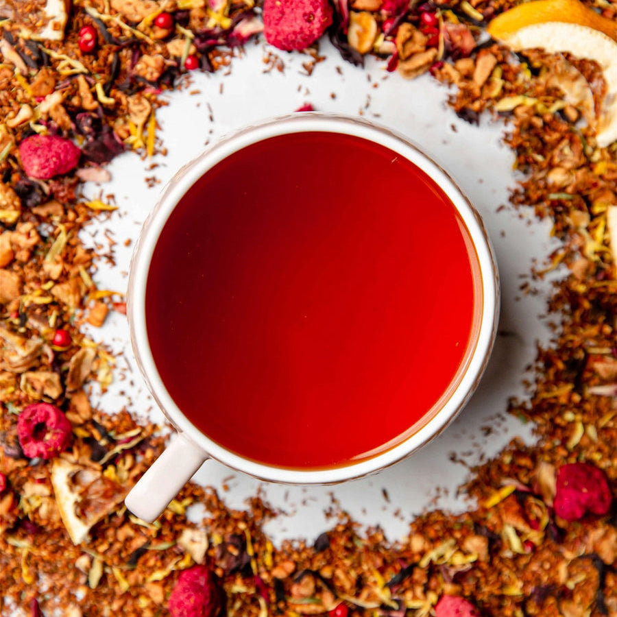 Thé vrac 100g rooibos orange sanguine TEA HERITAGE