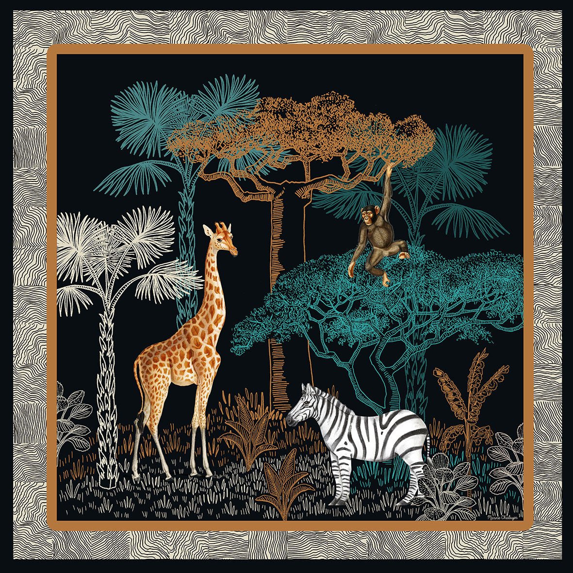 Foulard Savannah Les Marineries
