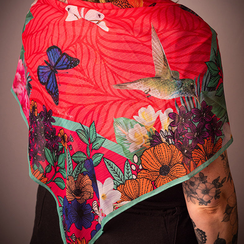 Foulard Florilège Les Marineries
