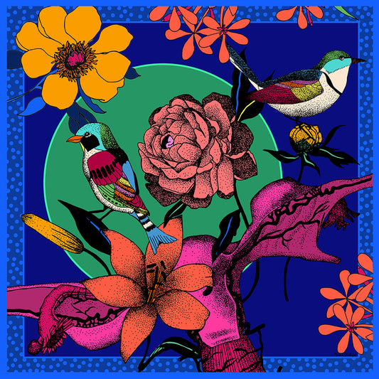 Foulard Fauna Flora Les Marineries