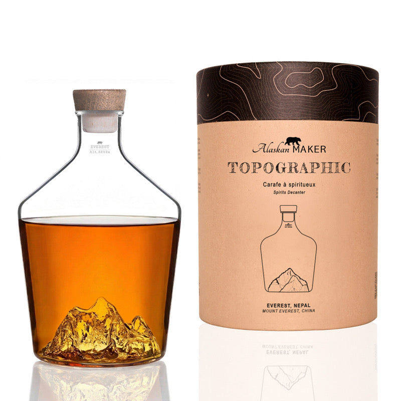 Carafe à spiritueux Design Topo ALASKAN