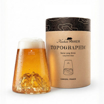 Verre 450ML Design Topo ALASKAN