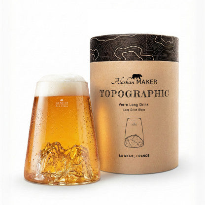 Verre 450ML Design Topo ALASKAN