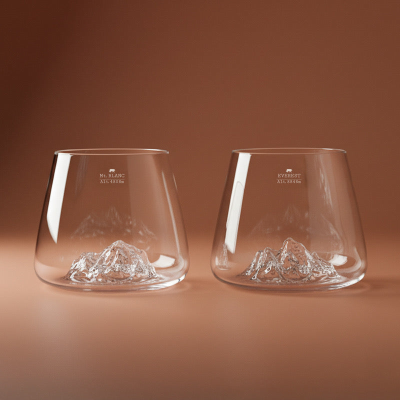 Verre x2 350ML Design Topo ALASKAN