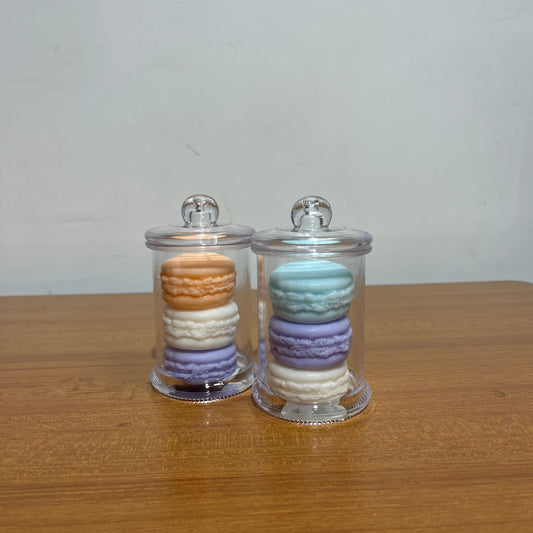 Bonbonnière 3 savons macarons AUTOUR DU BAIN