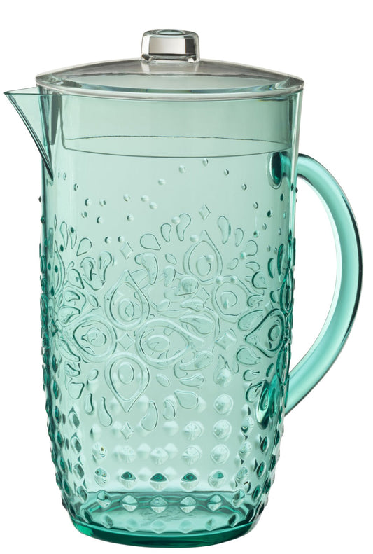 Pichet plastique bleu JLINE