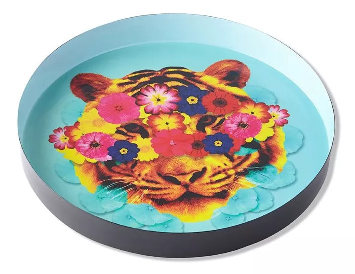 plateau rond métal Masktiger GANGZAÏ