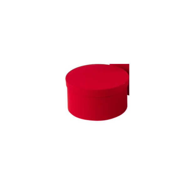 Boite ronde rouge  JLINE