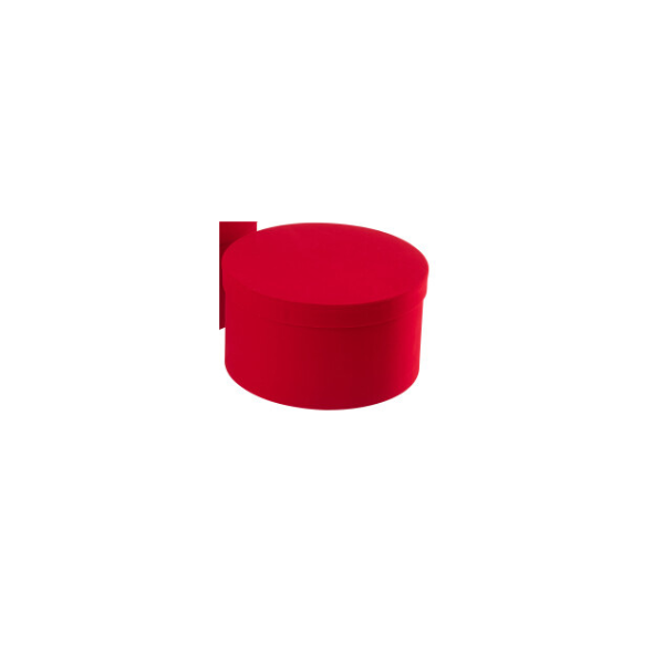 Boite ronde rouge  JLINE