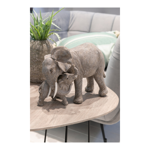 Eléphant câlin avec bébé JLINE