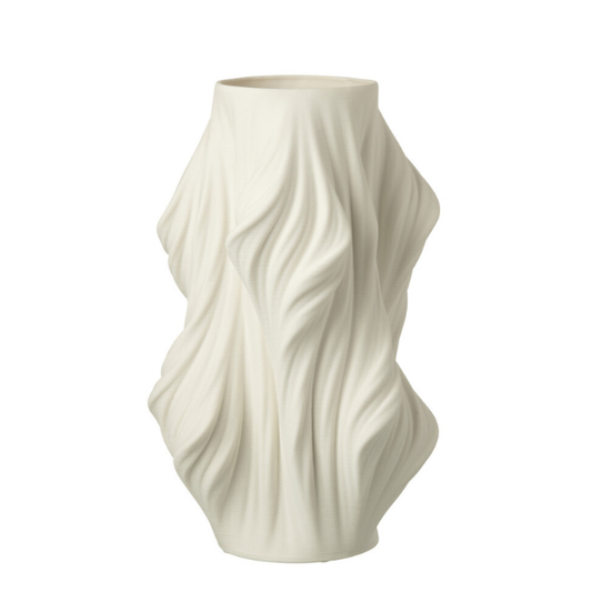 Vase effet 3D blanc JLINE