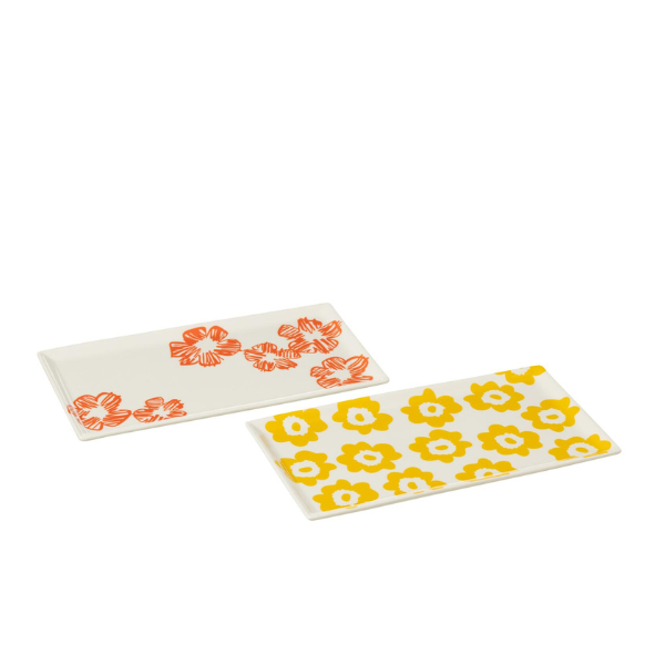 Plat à fleurs JLINE