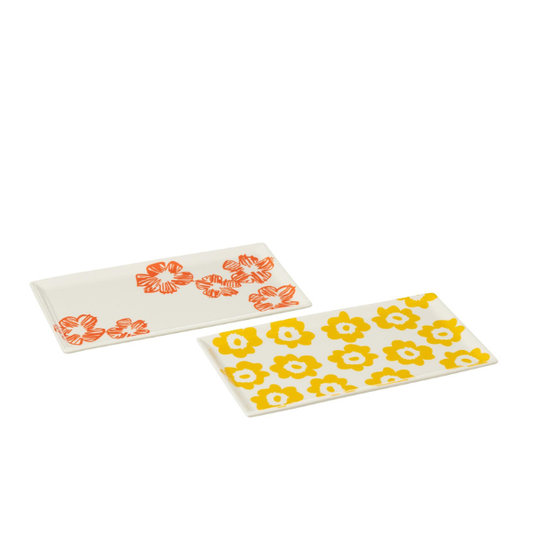 Plat à fleurs JLINE