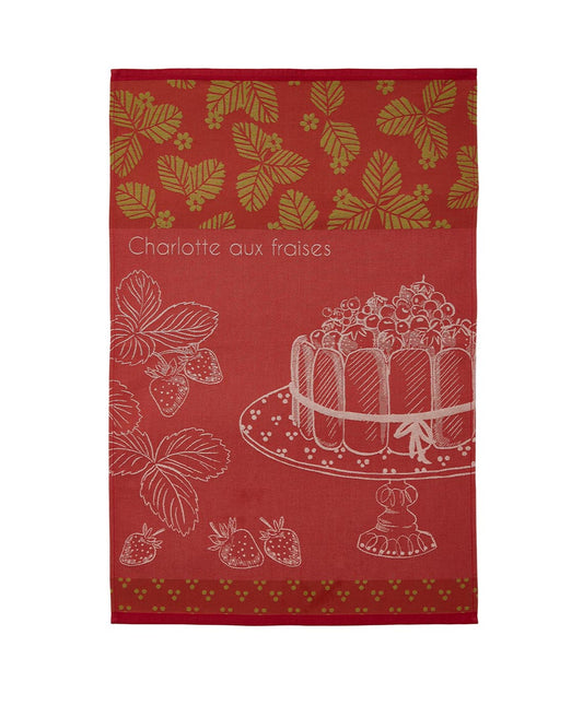 Torchon 50*75 Charlotte aux fraises COUCKE
