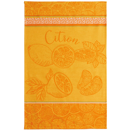 Torchon 50*75 Citrons COUCKE