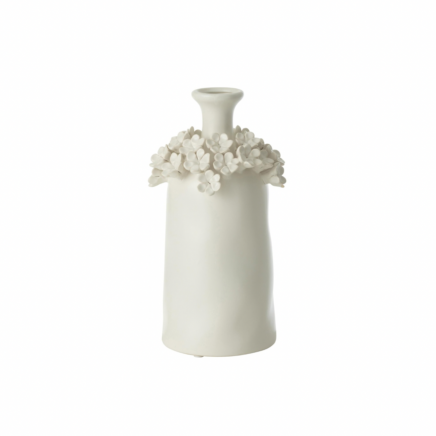 Vase blanc fleur JLINE
