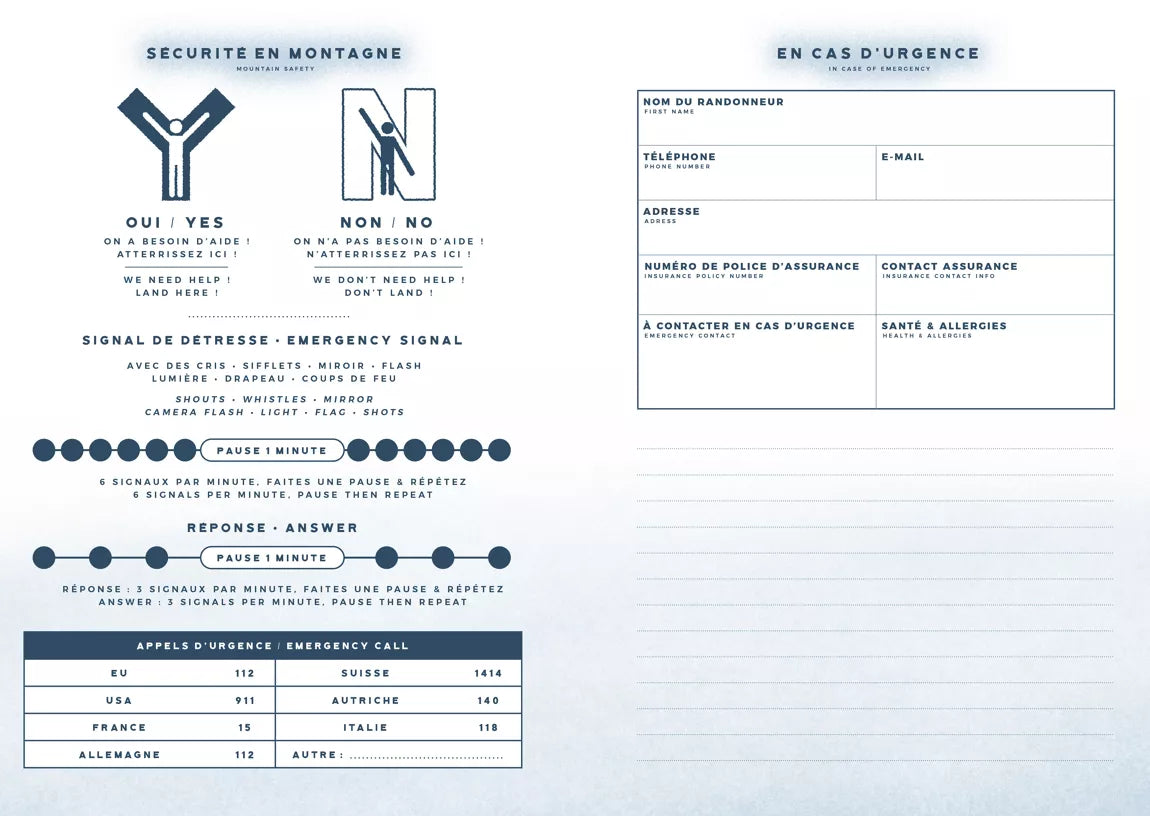 Carnet de randonnée AVENTURA EDITIONS