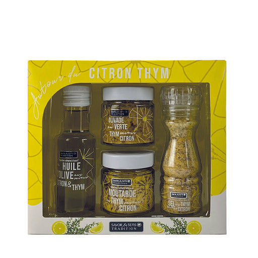 Coffret autour du citron/thym SAVOR