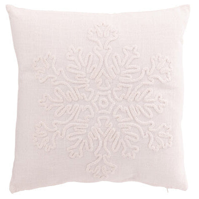 Coussin broderie Flocon de neige JLINE