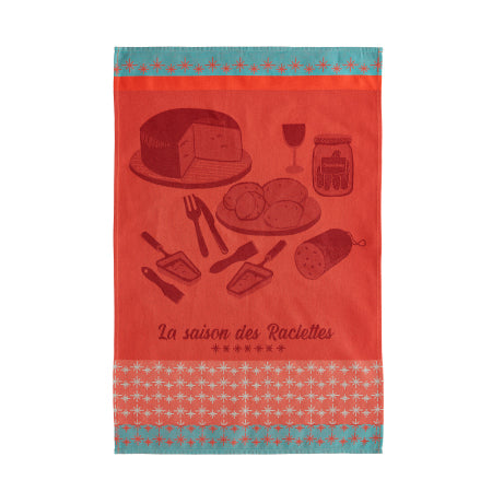 Torchon 50*75 saison des raclettes COUCKE