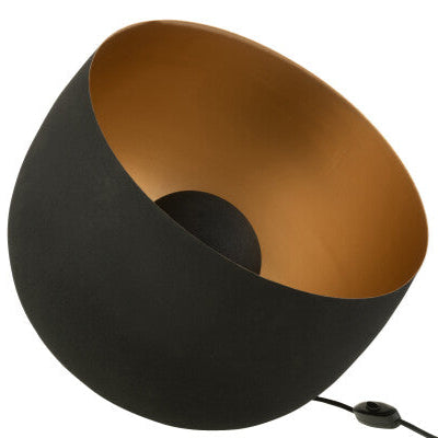 Lampe ronde noir/or JLINE