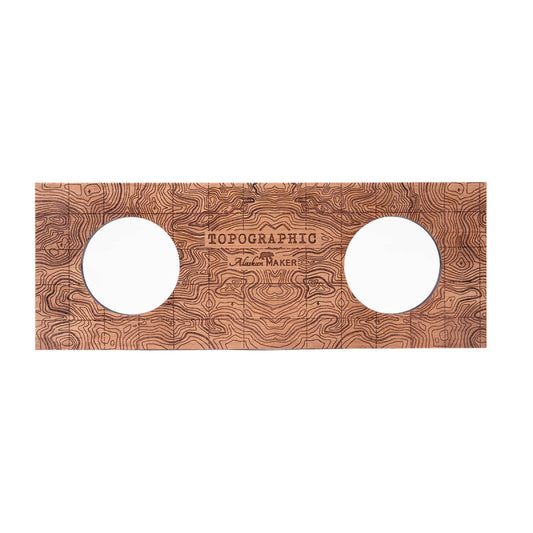 Présentoir bois 2 verres ALASKAN