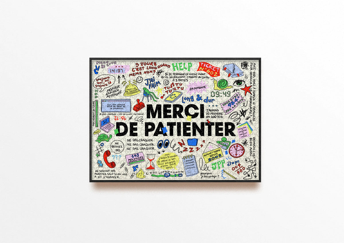 Puzzle Service public 1000 pièces PIECE & LOVE