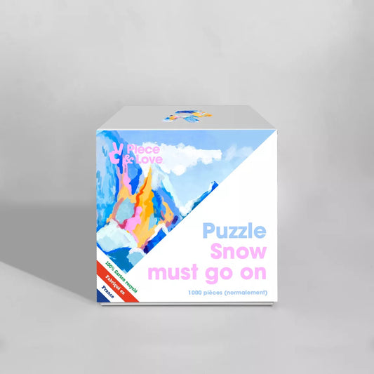 Puzzle Snow must go on 1000 pièces PIECE & LOVE